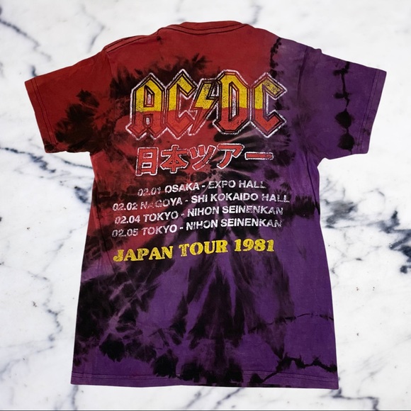 AC/DC Tie Dye Band Tee - Picture 6 of 6